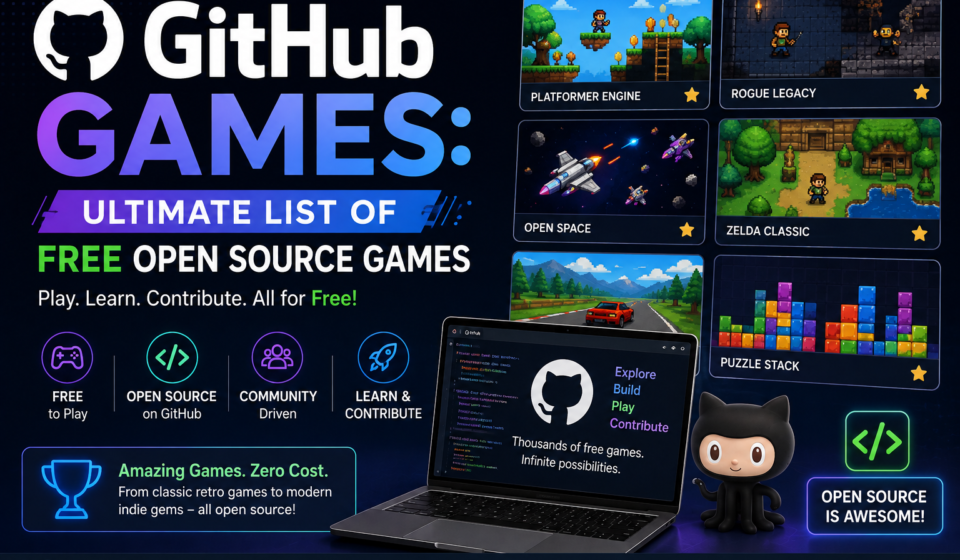 GitHub Games Ultimate List of Free Open Source Games