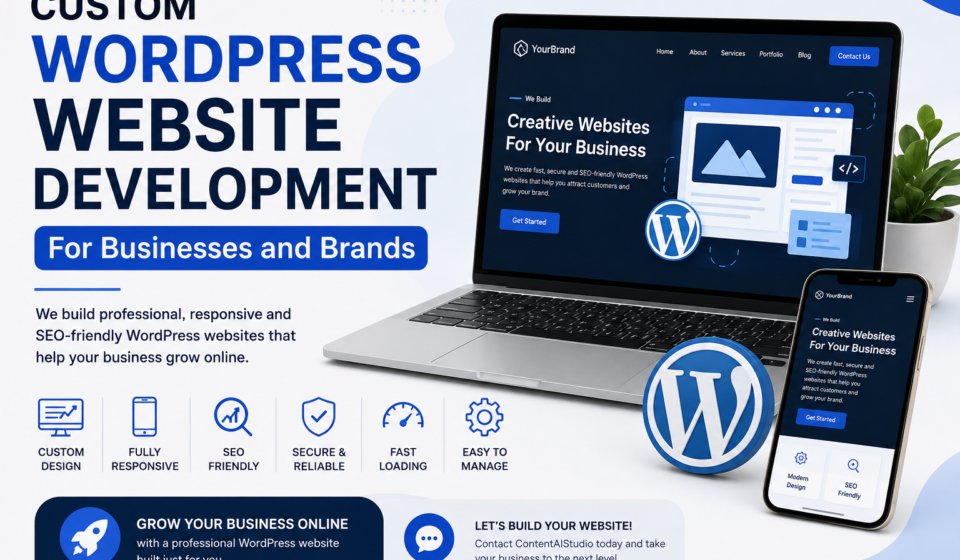 Custom WordPress Website Development for Businesses