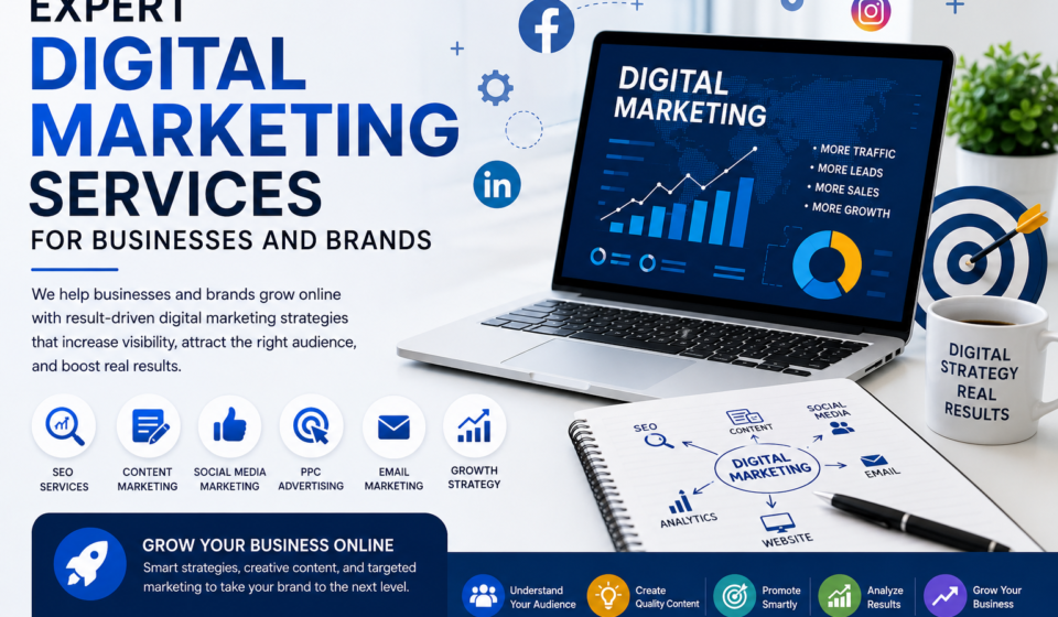 Expert digital marketing services for businesses and brands