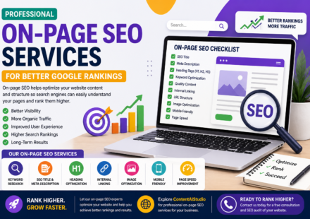 Professional On-Page SEO Services for Better Google Rankings