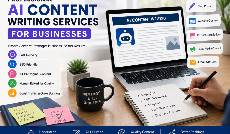 Professional AI Content Writing Services for Businesses
